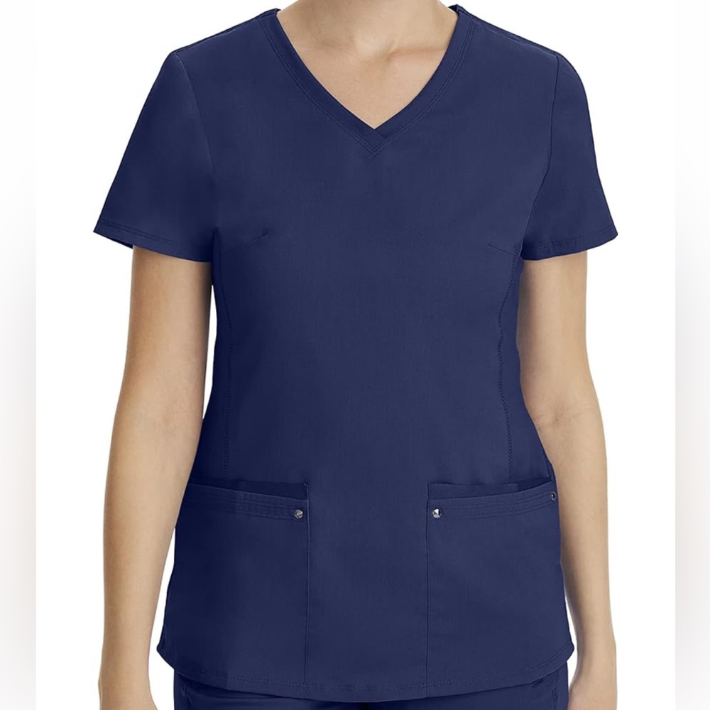 - Healing Hands Navy Scrub Top
